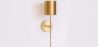 Buy Lamp Wall Light - LED Gold Metal - Fiya Gold 60521 - in the UK