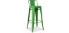 Buy Bar Stool with Backrest - Industrial Design - 76cm - New Edition - Metalix Green 60325 in the United Kingdom