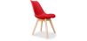 Buy Brielle Scandinavian design Chair with cushion Red 58293 at MyFaktory