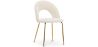 Buy Dining Chair - Upholstered in Bouclé Fabric - Maeve White 61167 - in the UK