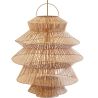 Buy Rattan Pendant Lamp - Boho Bali - Hydun Natural 61224 - in the UK