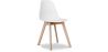 Buy Dining Chair Scandinavian Design Brielle  White 58593 - in the UK