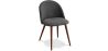Buy Dining Chair - Upholstered in Fabric - Scandinavian Style - Bennett Dark grey 58982 in the United Kingdom