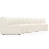 Buy Modular Sofa - Upholstered in Bouclé - 3 Modules  - Barkleyn White 61309 - in the UK