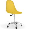 Buy Swivel office chair with casters - Brielle Yellow 59863 - prices