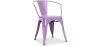 Buy  Bistrot Metalix chair with armrests New Edition - Metal Pastel Purple 59809 with a guarantee