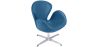 Buy Swin Chair - Faux Leather Dark blue 13663 home delivery