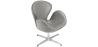 Buy Swin Chair - Faux Leather Grey 13663 in the United Kingdom