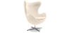Buy Armchair with armrests - Fabric upholstery - Bold Ivory 13412 - in the UK