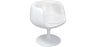 Buy Lounge Chair - White Designer Chair - Upholstered in Leather - Brandy White 13159 - prices