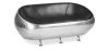 Buy Pod Aviator Design Sofa - Premium Leather Black 26722 - in the UK