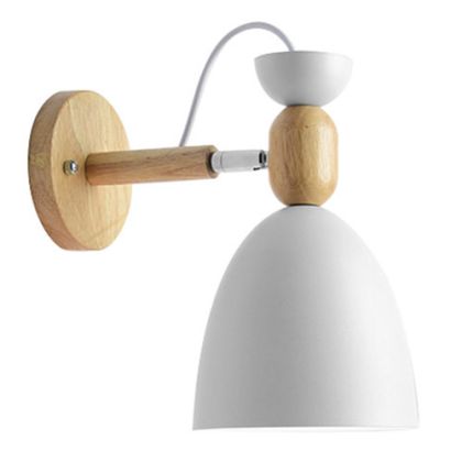 Buy Jors orson Scandinavian style wall lamp - Metal and wood Black 59294 at MyFaktory 