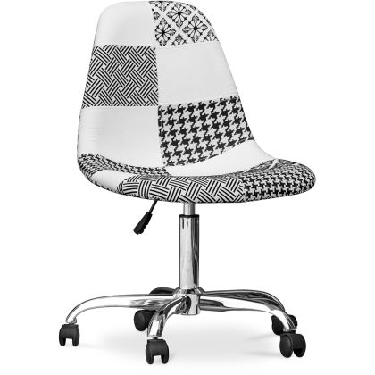 Buy Brielle Office Chair White And Black - Patchwork  White / Black 59864 with a guarantee 