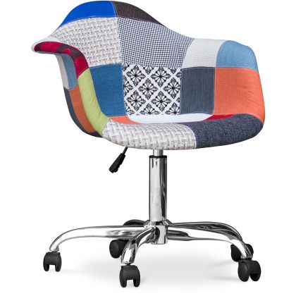 Buy Emery Office Chair - Patchwork Pixi  Multicolour 59868 at MyFaktory 