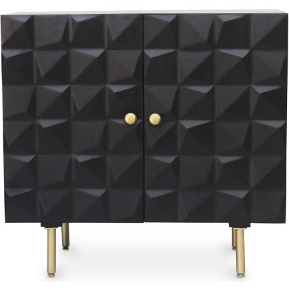 Buy Wooden Design Sideboard - Black - Yab Black 60372 - prices 