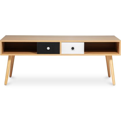 Buy Scandinavian style coffee table in wood - Reui Natural wood 60407 with a guarantee 