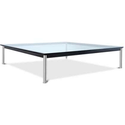 Buy Glass Coffee Table SQUAR - 80cm Steel 13299 - in the UK 
