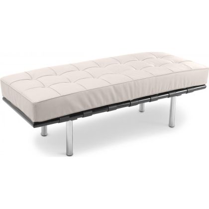 Buy City Bench (2 seats) - Premium Leather Black 13220 at MyFaktory 