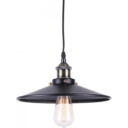 Buy Edison 161 Pendant Lamp – Aluminum Black 50859 - in the UK