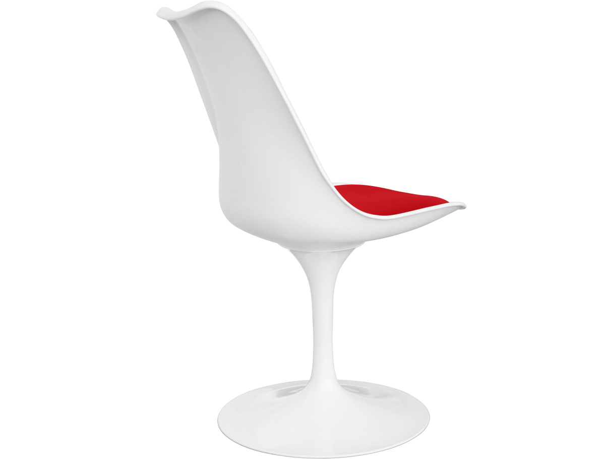 Buy Dining Chair - White Swivel Chair - Tulipa Red 59156 with a guarantee