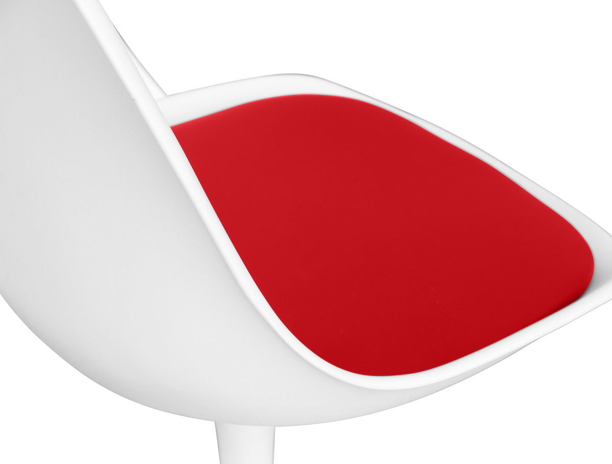 Buy Dining Chair - White Swivel Chair - Tulipa Red 59156 - prices