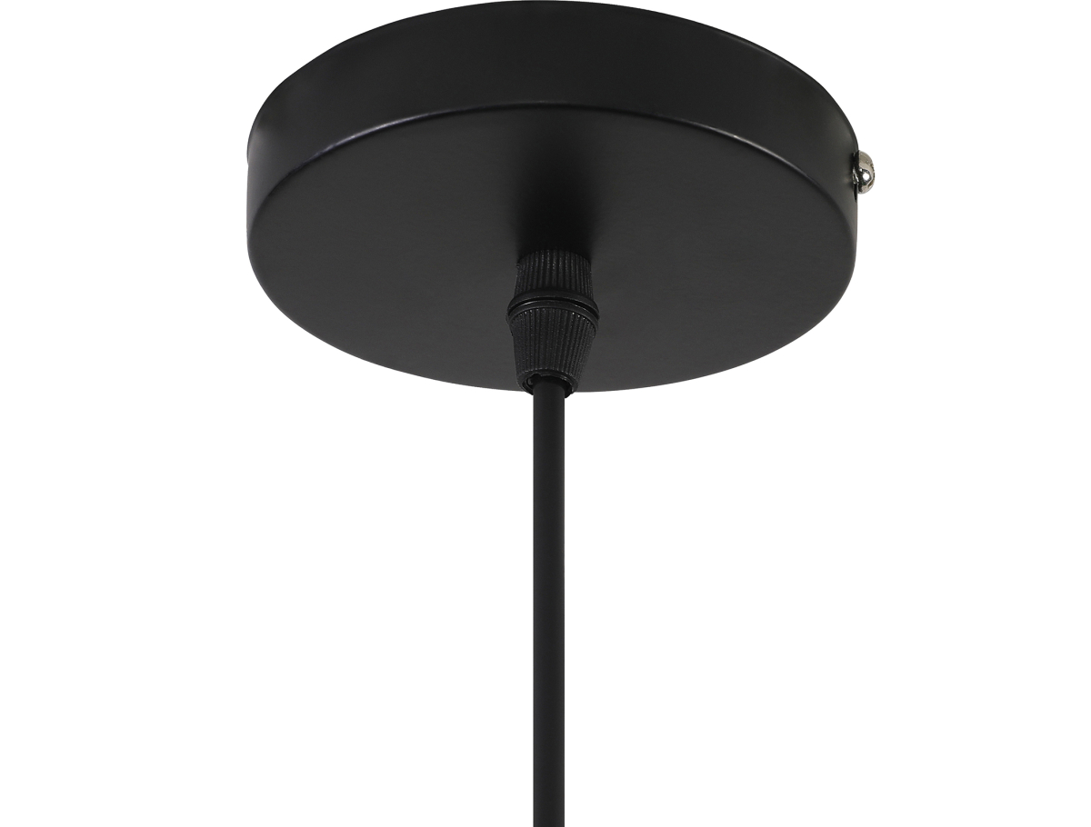 Buy Edda Scandinavian pendant lamp - Wood and metal Black 59308 in the United Kingdom