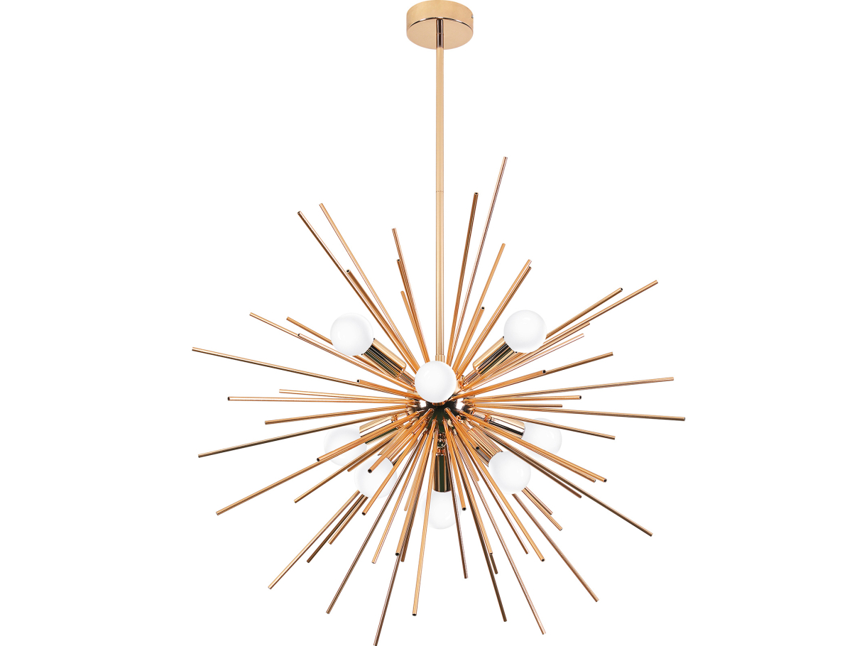 Buy Lydia 9 bulbs hanging lamp  - Metal Gold 59328 - in the UK