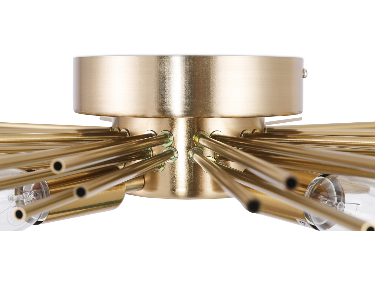 Buy Lydia wall lamp with 5 bulbs - Metal Gold 59341 at MyFaktory
