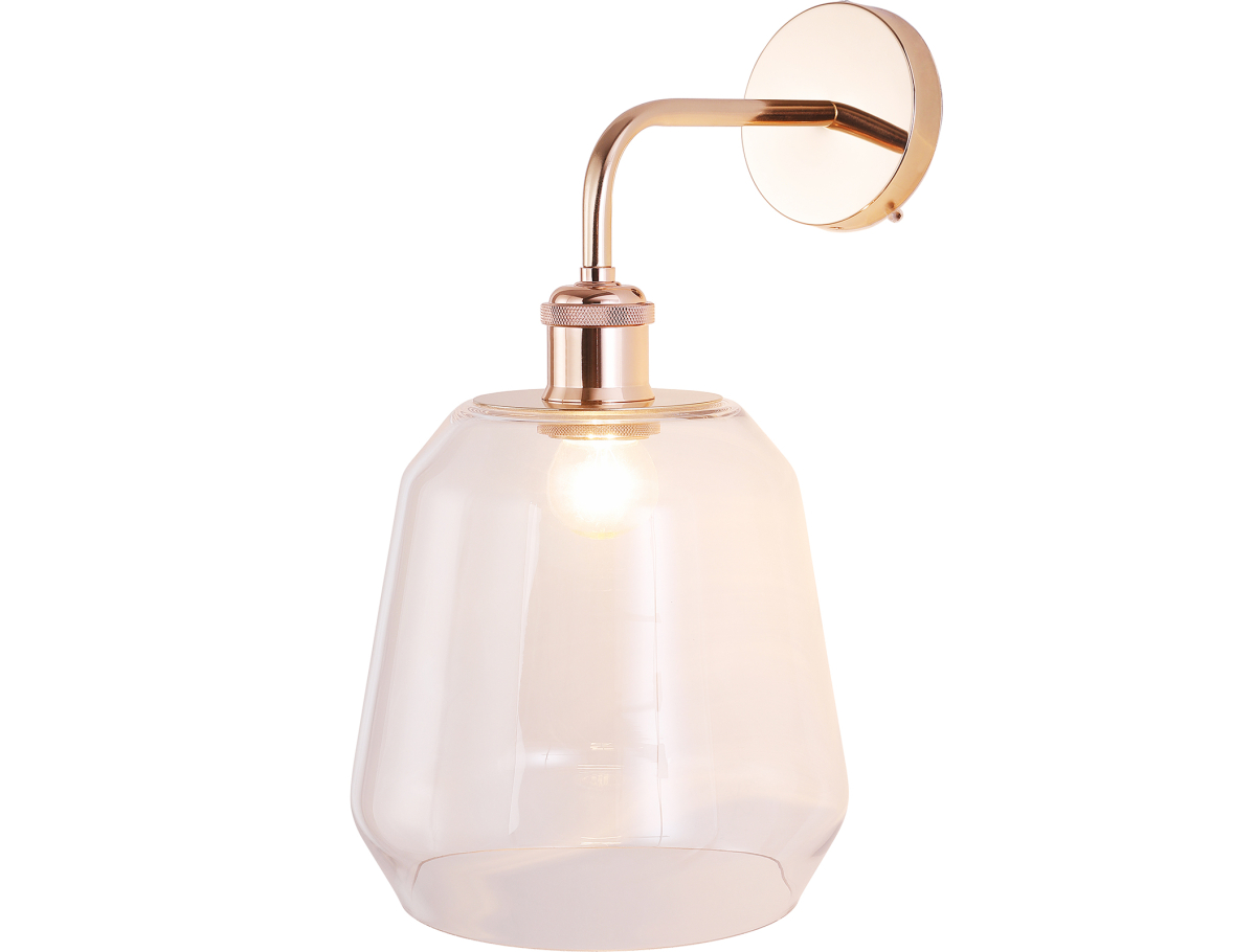 Buy Alessia wall lamp - Crystal and metal Transparent 59343 - prices