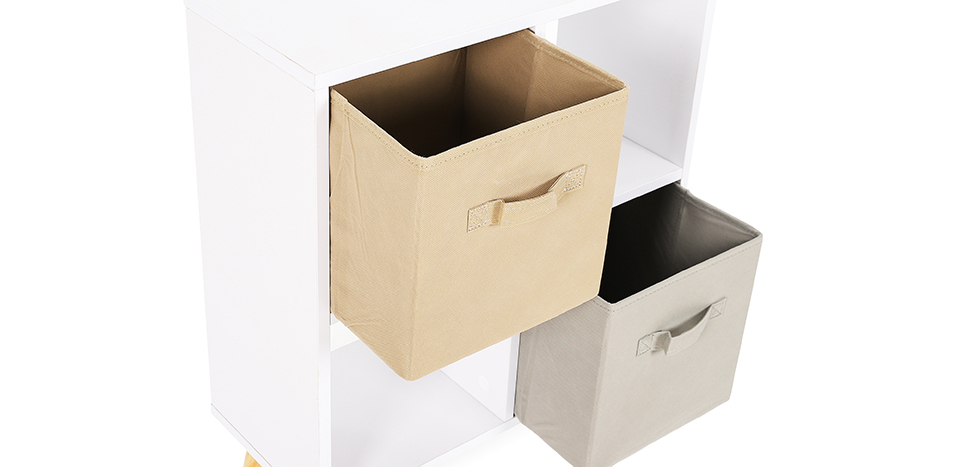 Buy  Wooden Shelf - Scandinavian Design - Small - Honuk White 59649 home delivery