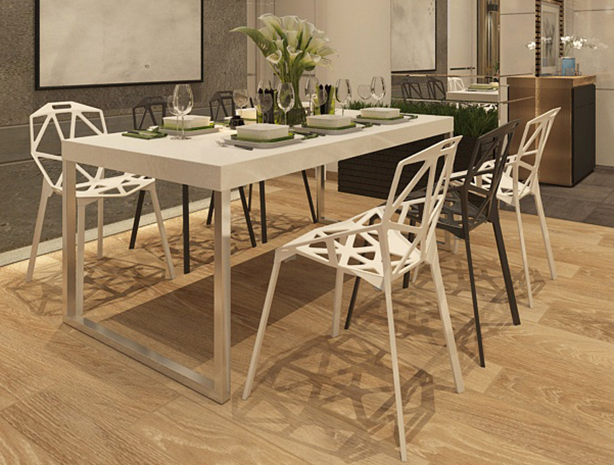Buy Mykonos design dining chair - PP and Metal Black 59796 at MyFaktory