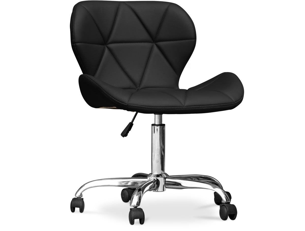 Buy Upholstered PU Office Chair - Winka Black 59871 at MyFaktory