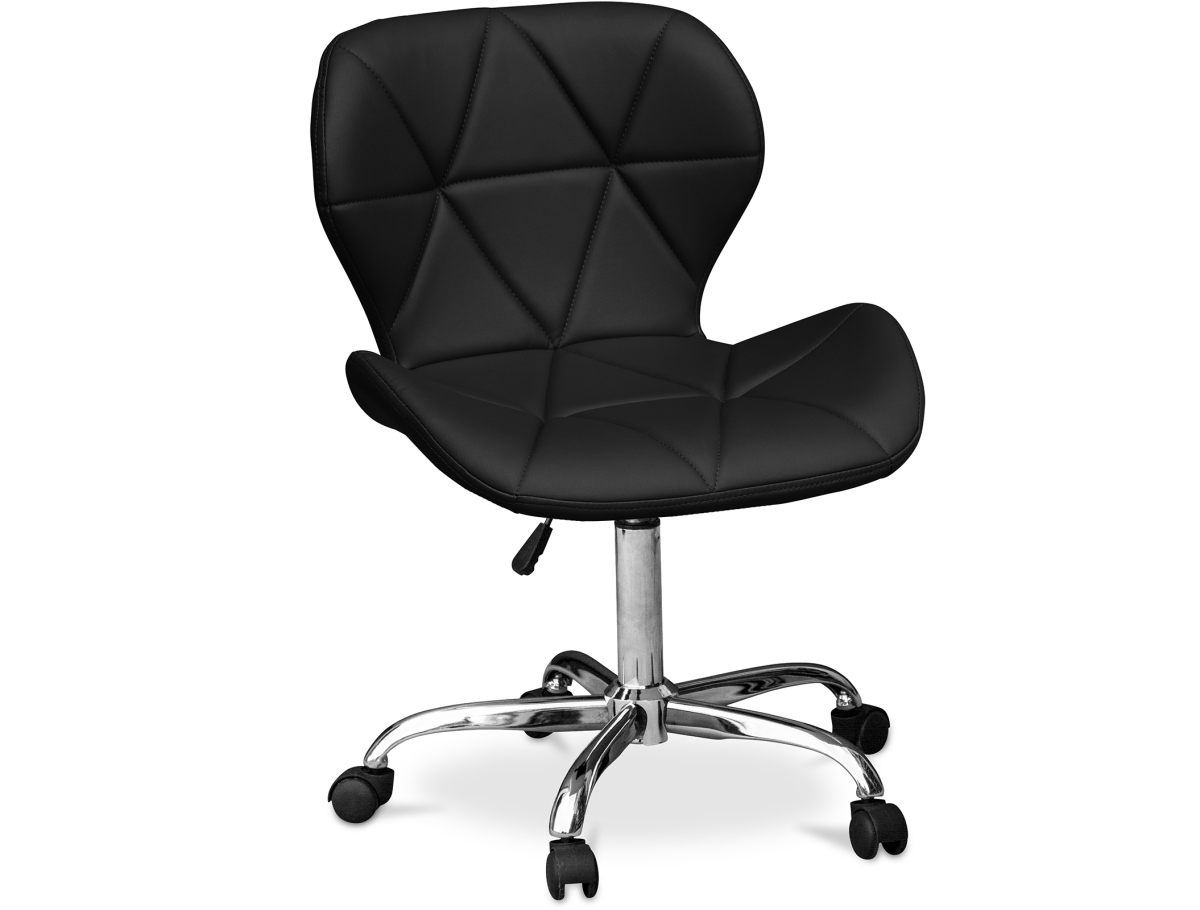 Buy Upholstered PU Office Chair - Winka Black 59871 in the United Kingdom