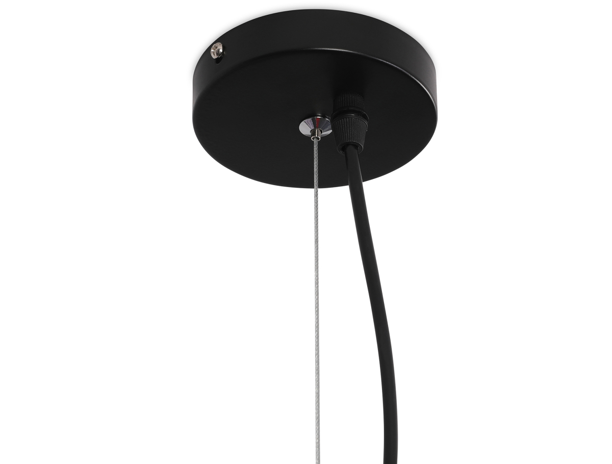 Buy Hanging Lamp Vertice - Metal - 80cm Black 59903 in the United Kingdom