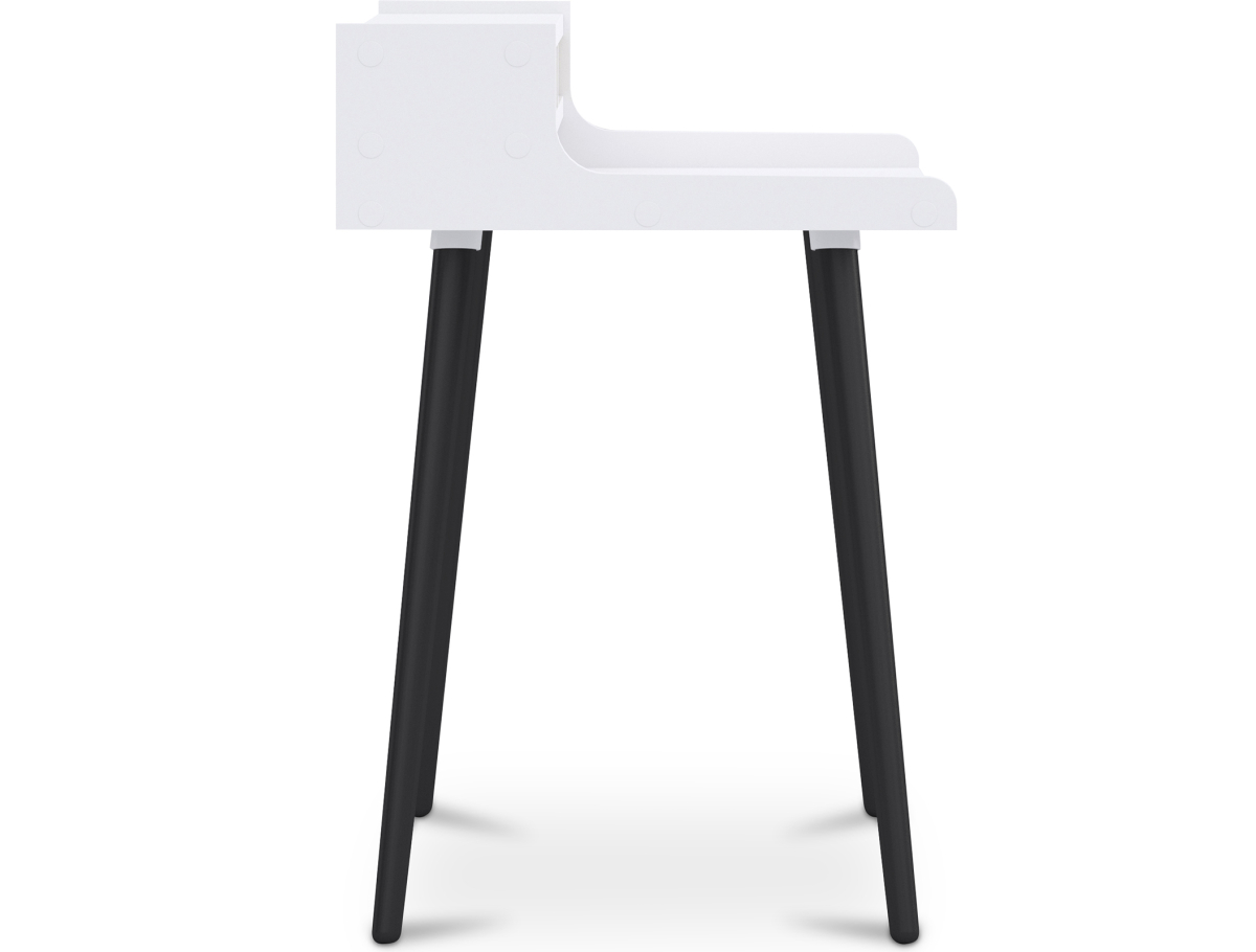 Buy Desk Table Wooden Design Scandinavian Style - Amund Natural Wood / White 59983 in the United Kingdom