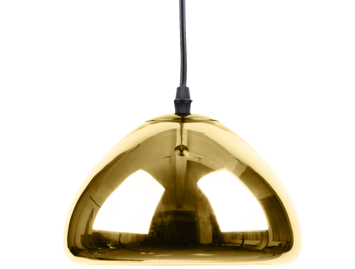 Buy Empty Pendant Lamp  - 18cm - Chromed Metal Gold 51886 - in the UK