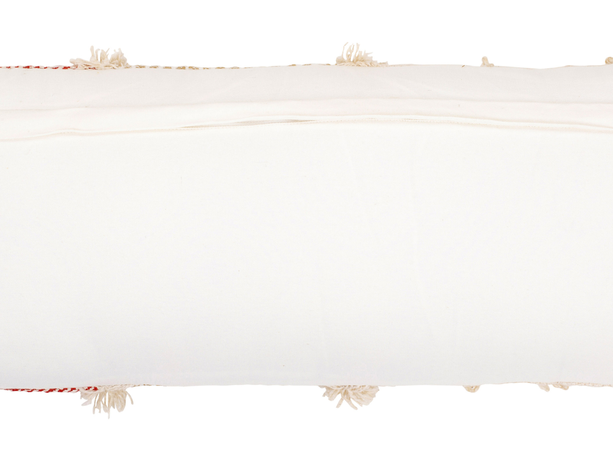 Buy Rectangular Cushion in Boho Bali Style, Cotton cover + filling - Evanora Multicolour 60180 - prices