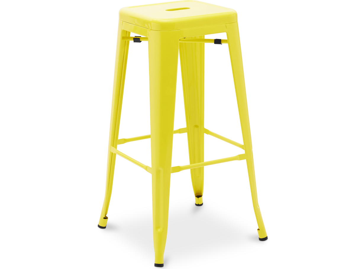 Buy Bar Stool - Industrial Design - 76cm - Metalix Yellow 60148 - prices