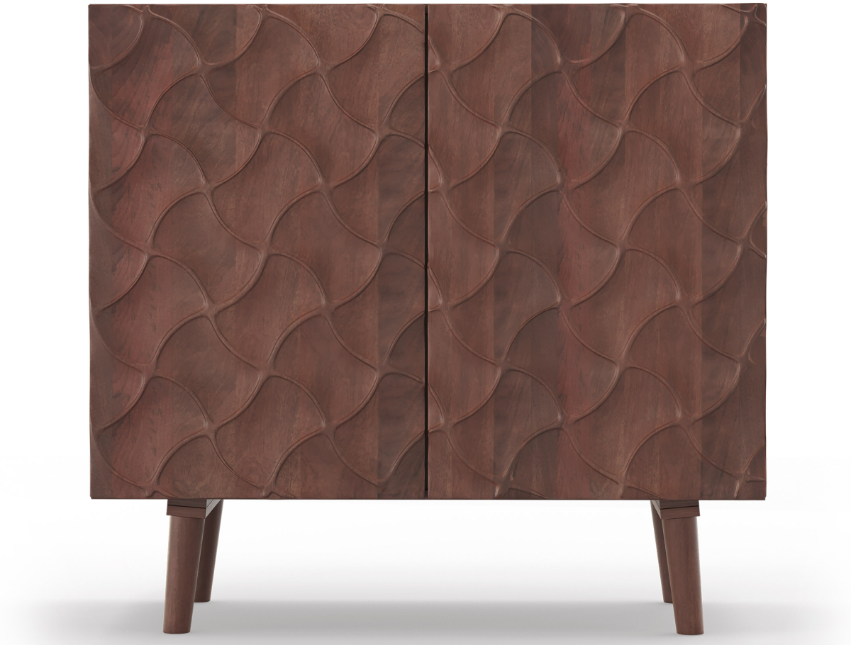 Buy Wooden Sideboard - Boho Bali Design - Utra Natural wood 60371 - in the UK