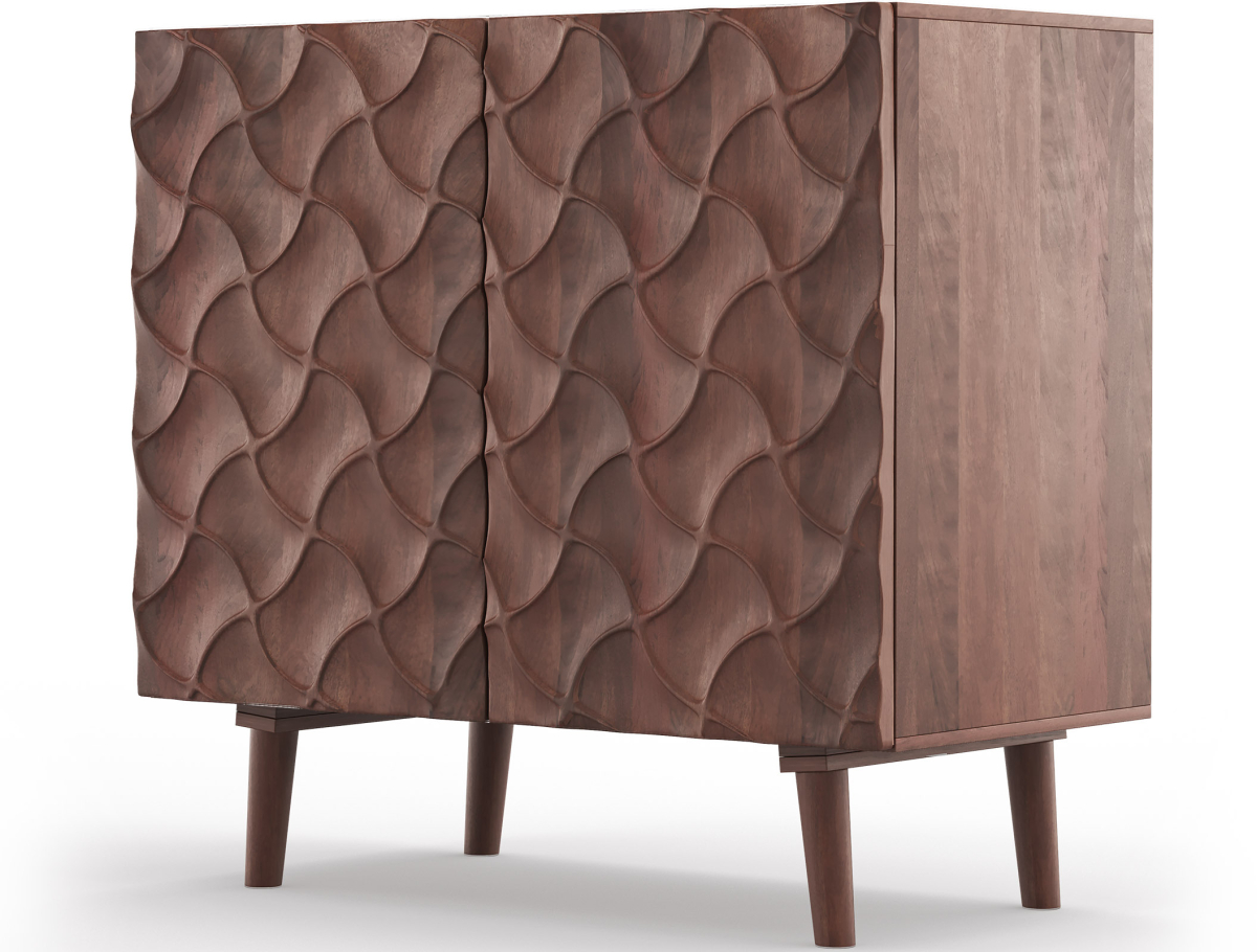 Buy Wooden Sideboard - Boho Bali Design - Utra Natural wood 60371 - prices