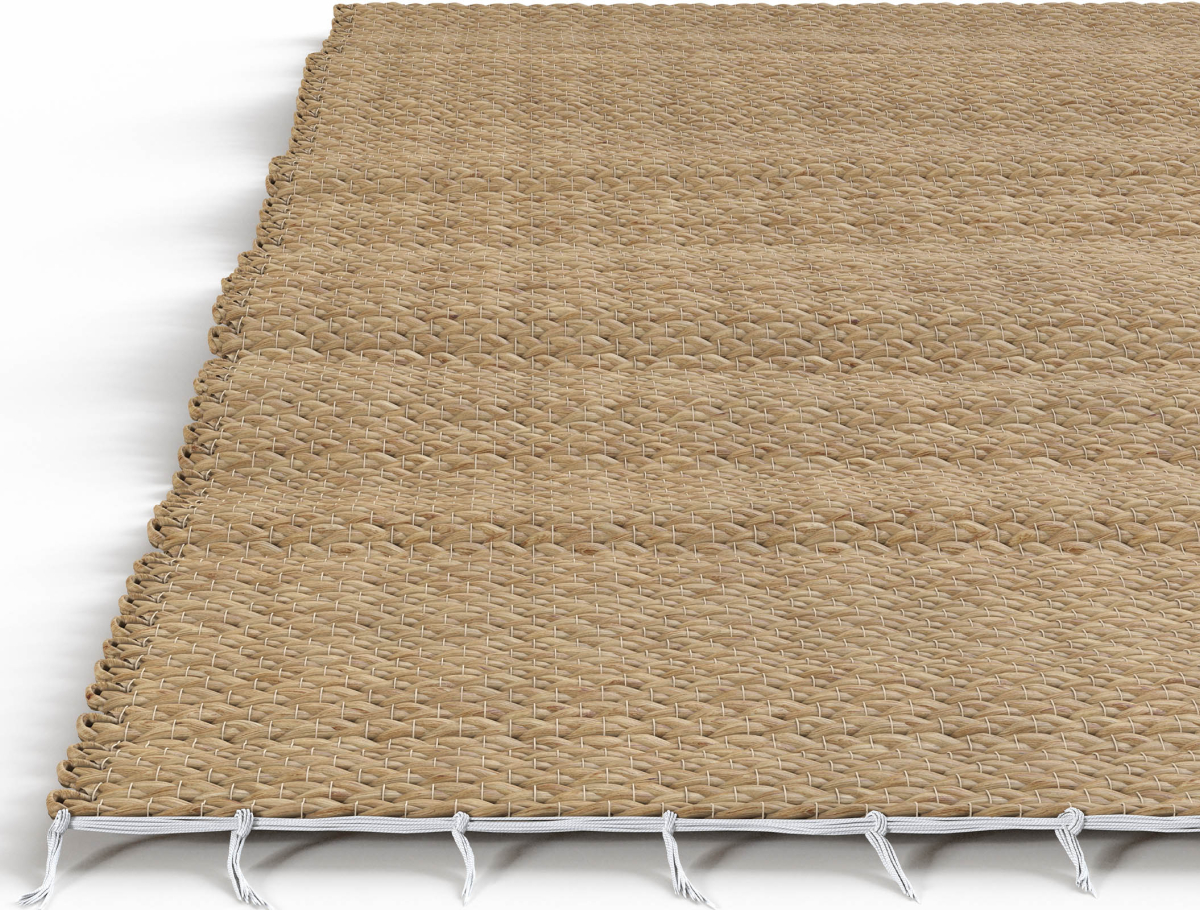 Buy Rectangular Jute Rug - Boho Bali - 150x200 CM - Latika Natural 61076 home delivery