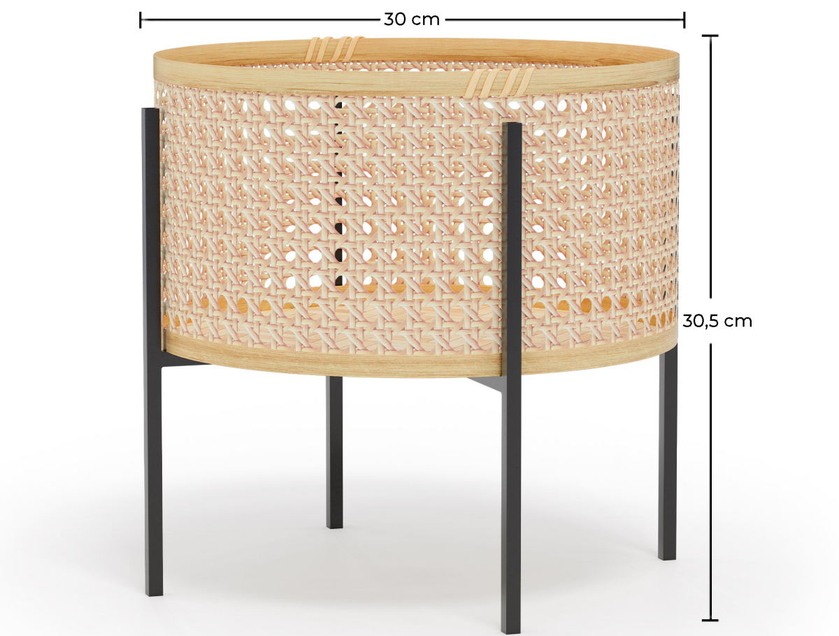 Buy Pot de Sol Rond - Style Boho - Etnica Natural 61243 - in the UK