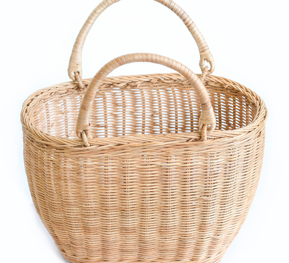 Buy Rattan Basket with Handles - Frinay Natural 61318 - prices
