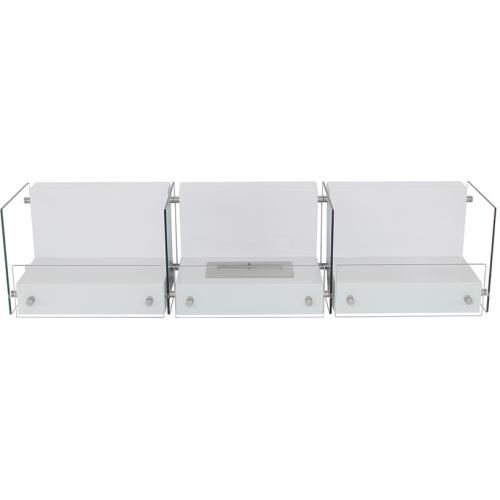  Buy  Ethanol Floor Fireplace - White - Jona White 17185 - in the UK