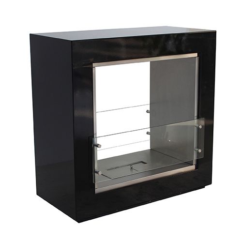  Buy Floor Fireplace - Black - Ethanol - Oci Black 17137 - in the UK