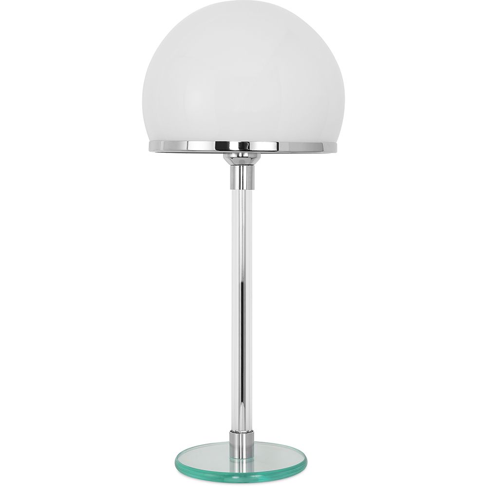  Buy Bauha Desk Lamp - Chrome Copper/Opal Glass White 13292 - in the UK