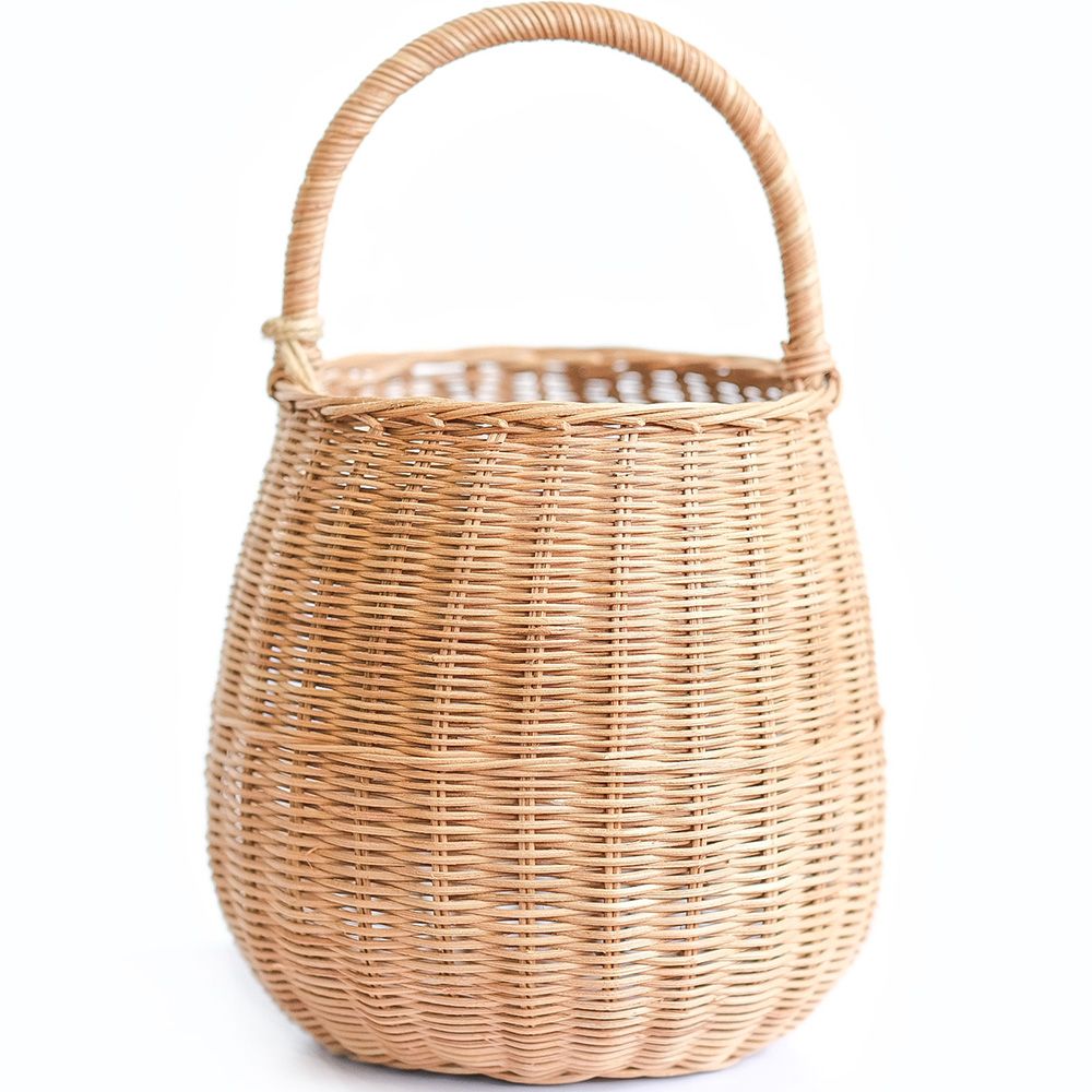  Buy  Rattan Basket with Handle - 22x18CM - Cusca Natural 61320 - in the UK