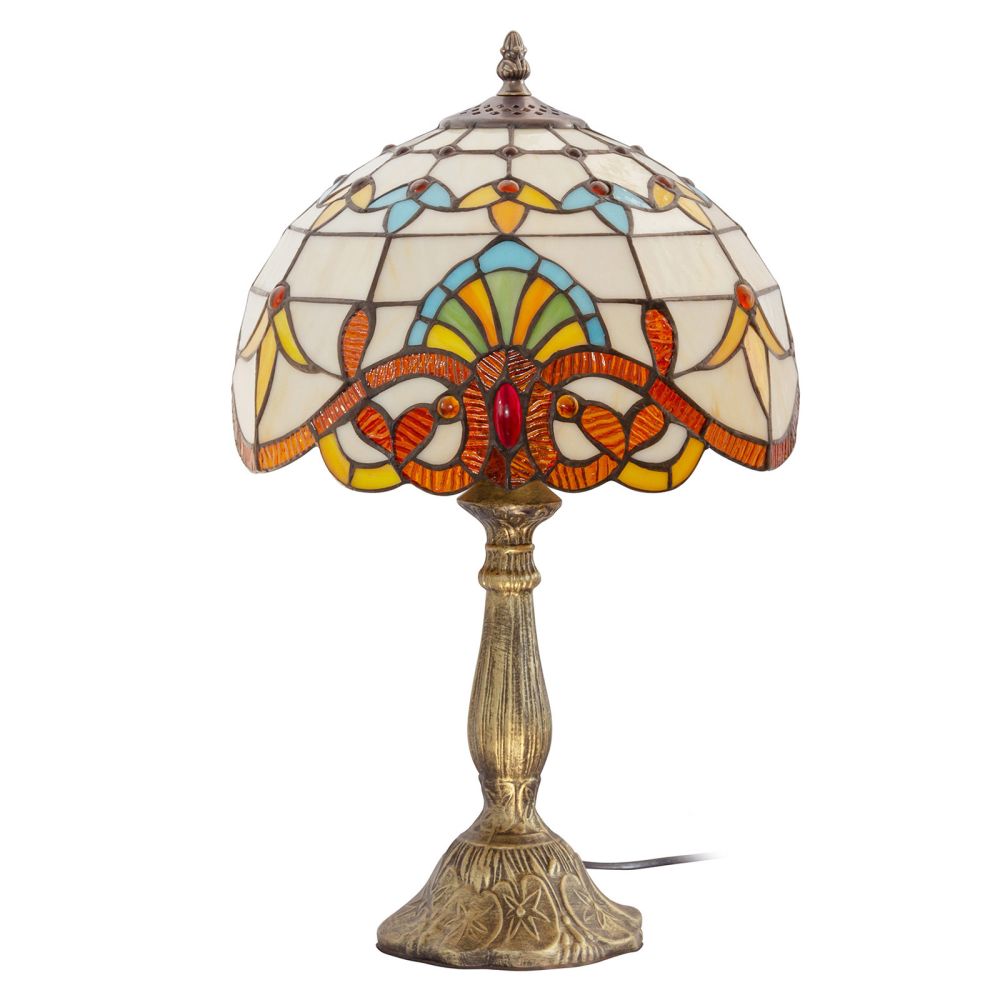  Buy Tiffany table lamp - Crystal Multicolour 59350 - in the UK