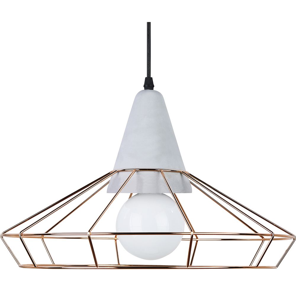  Buy Mico hanging lamp - Metal and concrete Gold 59590 - in the UK