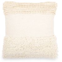 Square Cushion in Boho Bali Style, Cotton & Wool cover + filling - Margaret White 60188 photo 1 Buy Square Cushion in Boho Bali Style, Cotton & Wool cover + filling - Margaret White 60188 - in the UK